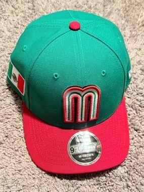 New Era 9Forty Mexico Green/Red M-Crown SnapBack Cap